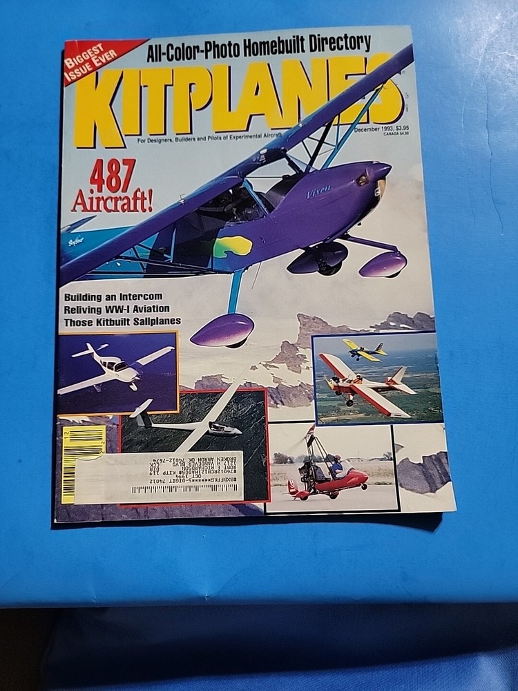 Kitplanes Magazine December 1993