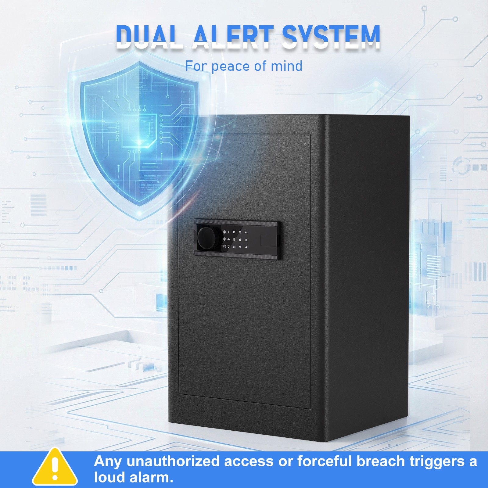 6.0 Cub Digital Extra Large Safe with Slide Drawer for Jewelry Cash Pistol