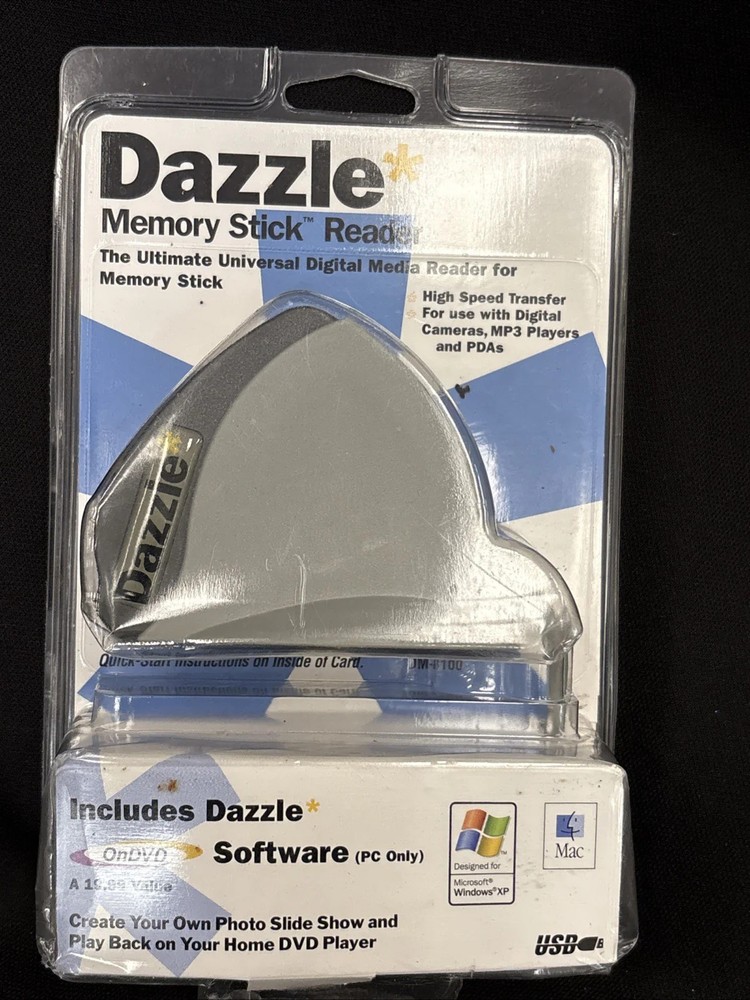 L505 new Dazzle CompactFlash Reader/Writer Digital Media Read Software DM8000