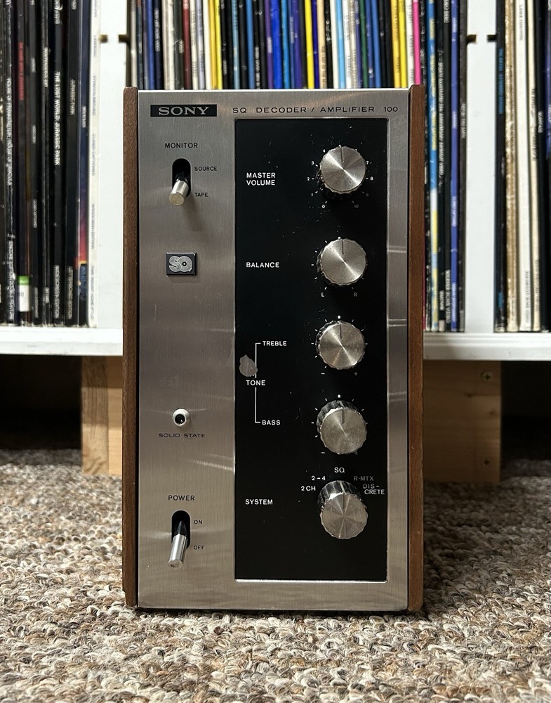 Sony SQA-100 Solid State SQ Decoder/Amplifier 2 Watts 2CH/ 2-4/ R-MTX