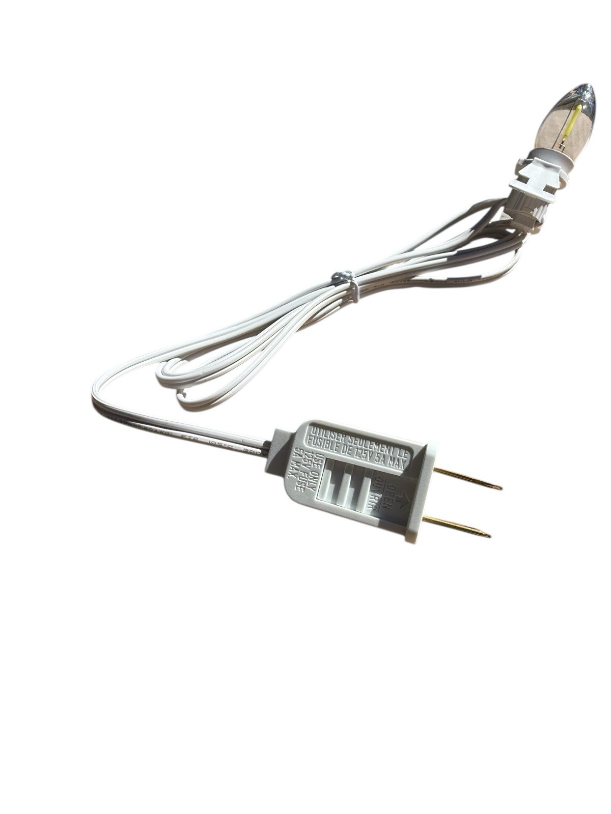 Blow Mold Holiday Home Decor Replacement Light Cord C7 58” Christmas Houses