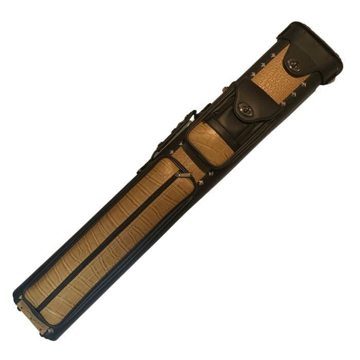 TNT Pool Cue Case 2x4 Black w/Tan