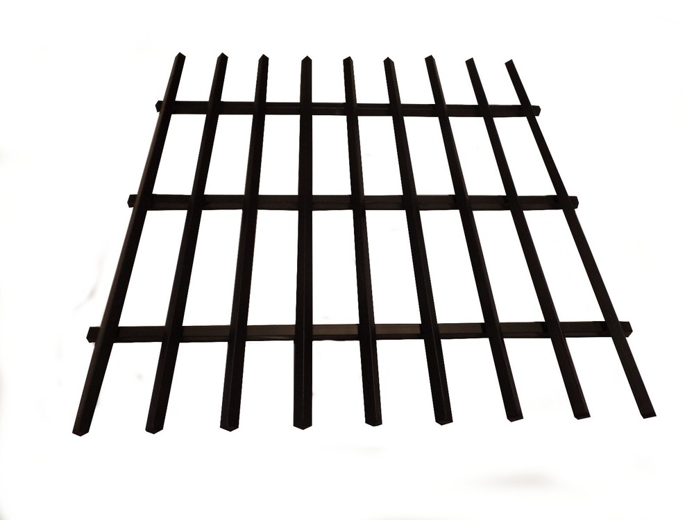 FIRE PIT GRATE SQUARE FLAT NO LEGS (SEVERAL MEASURES)
