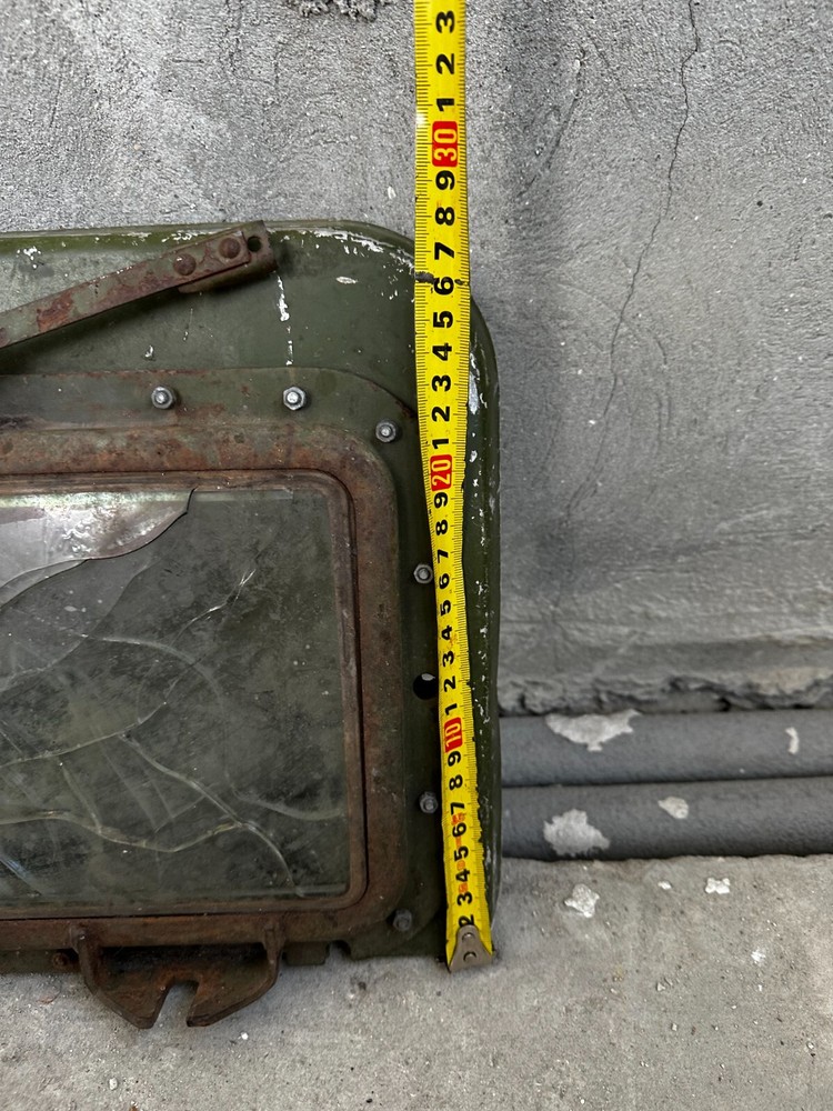 Tank T-72 window from the hardware
