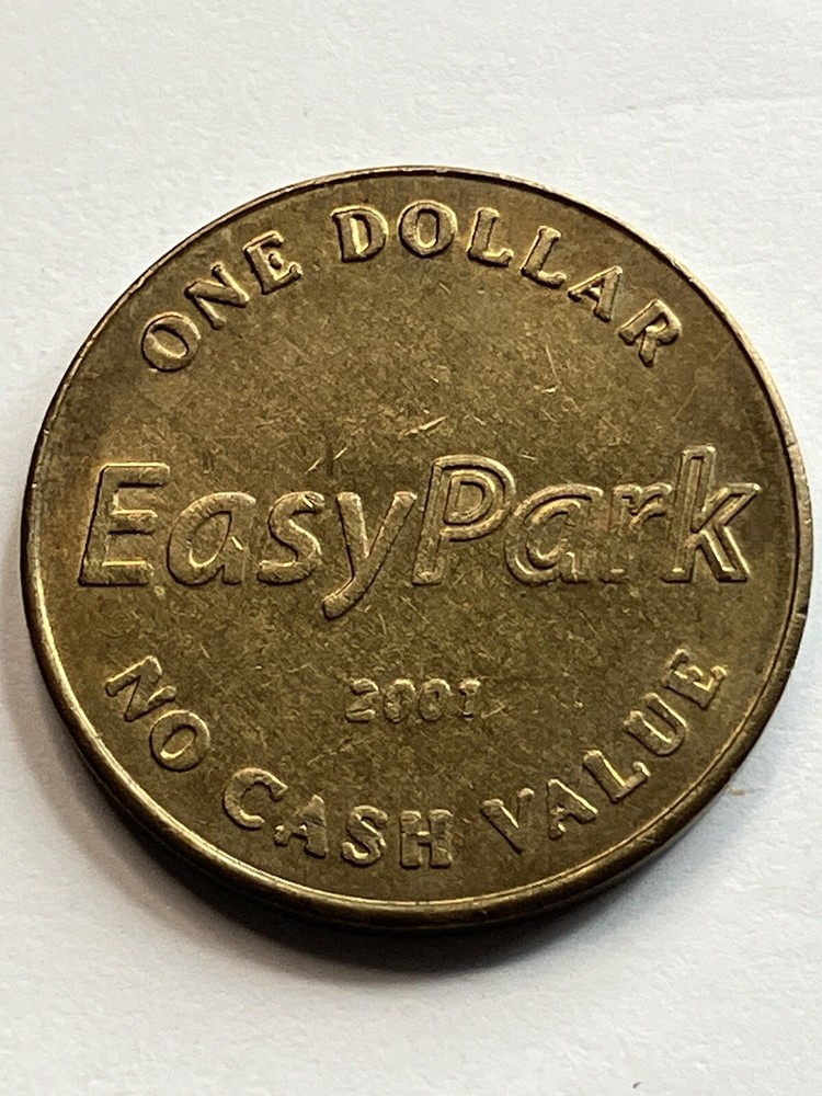 One Dollar Easy Park Parking Token Vancouver Washington #ta1