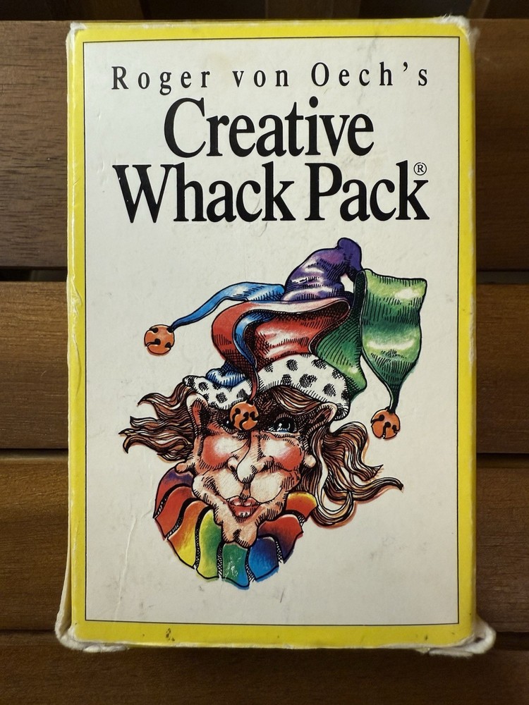 Vtg Creative Whack Pack Roger Von Oech 1992 Creative Thinking Workshop Cards
