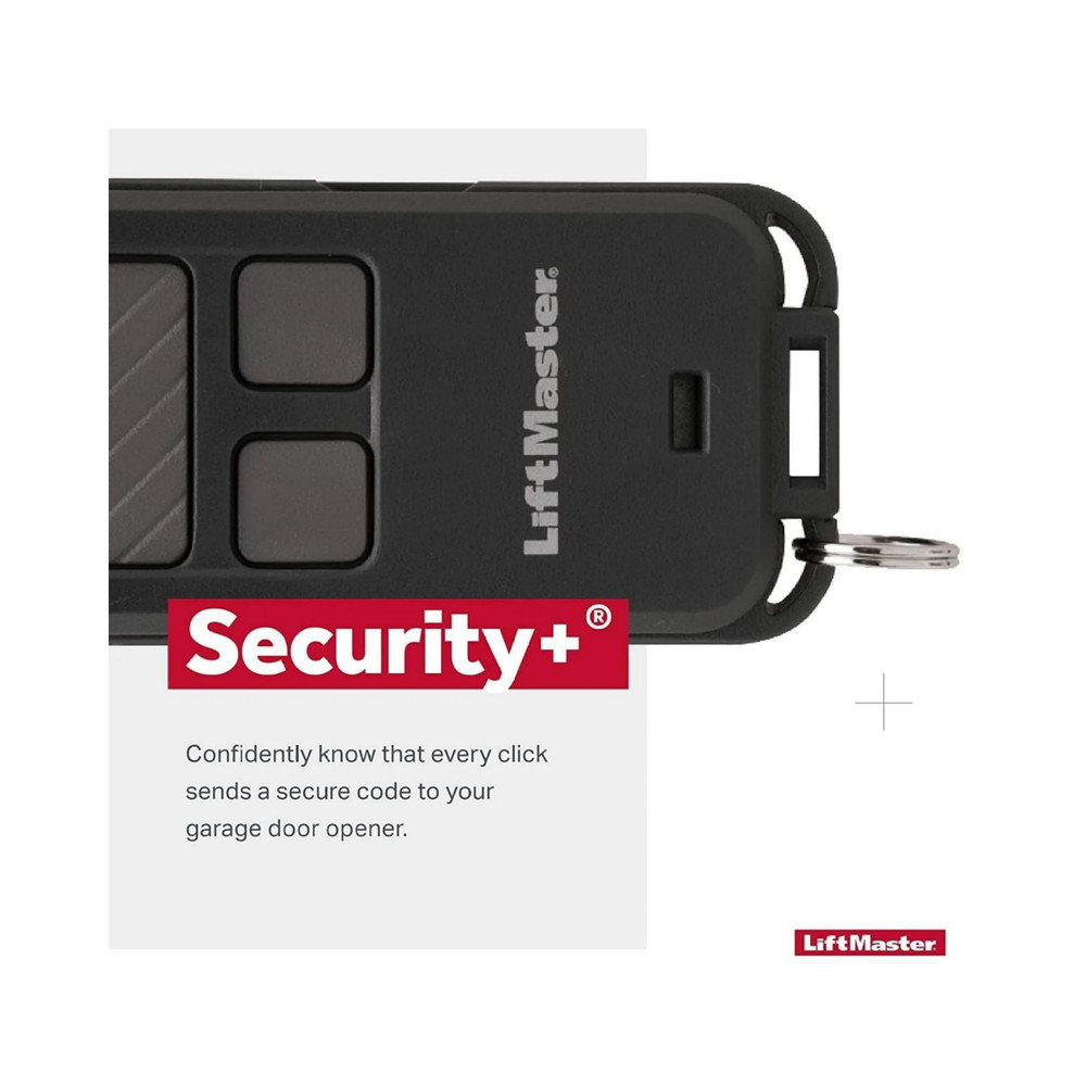 4 Pack LiftMaster 890MAX Remote – Universal Garage Door 3-Button Keychain