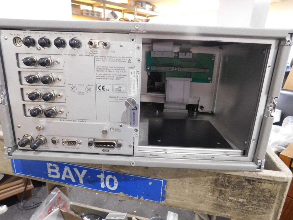 Hewlett Packard: 4156A Precision Semiconductor Parameter Analyzer. #410