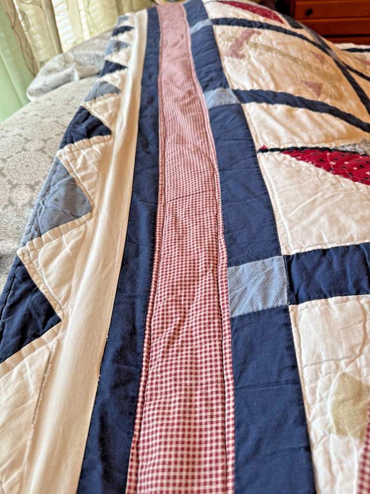 Handmade Nautical Queen Size Quilt