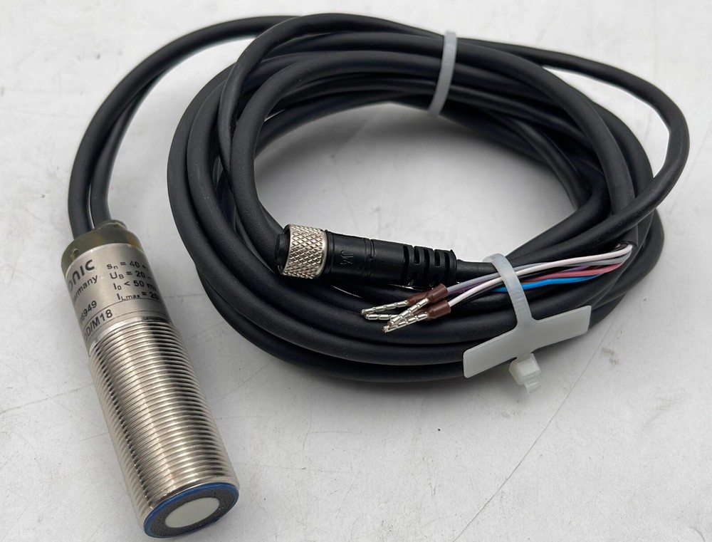 MICROSONIC ESP-4 Empf 3CDD M18 Ultrasonic Sensor