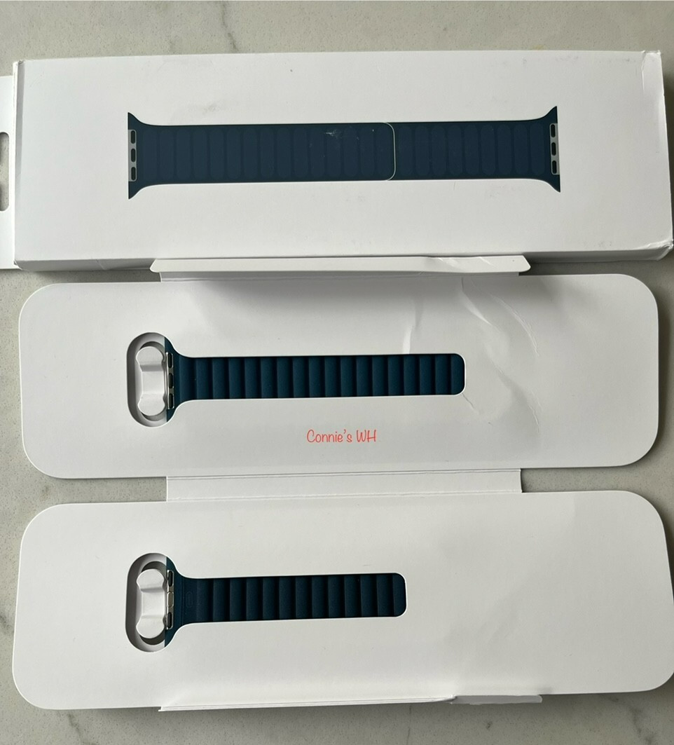 Genuine Apple Watch Magnetic Link 45mm MTJ93AM/A Pacific Blue
