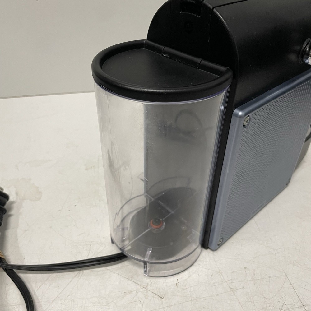 Nespresso Type D60 (Pixie) Coffee Machine Maker Brushed Aluminum/Blue WORKS WELL