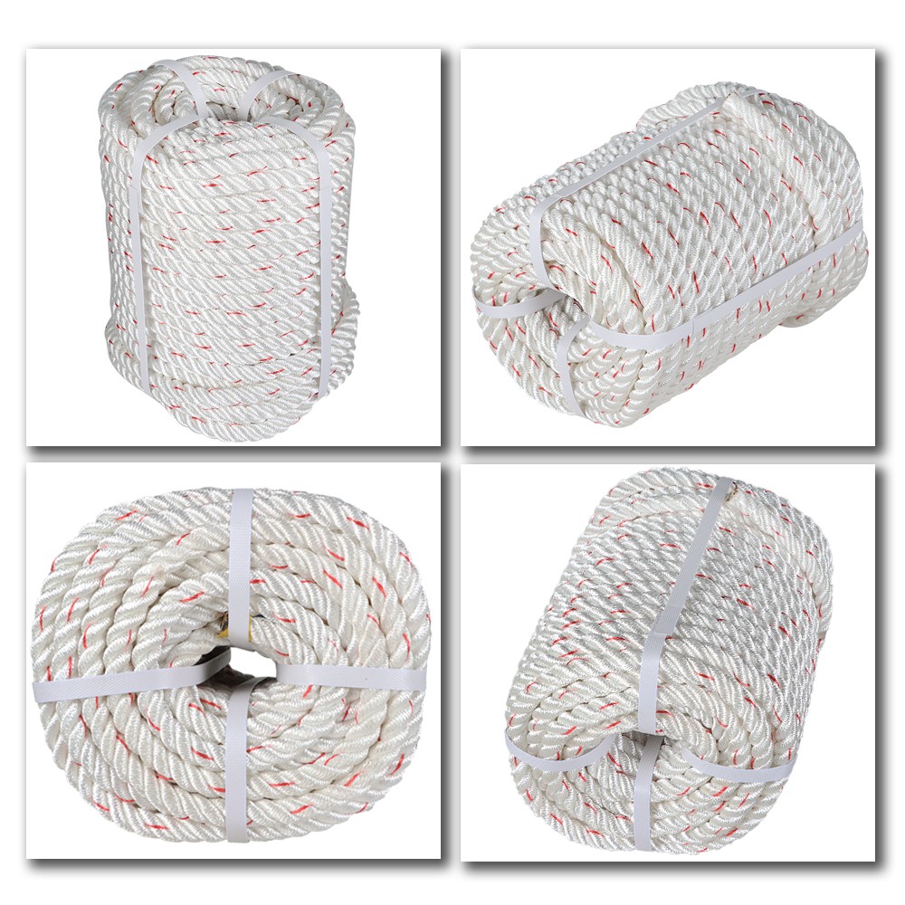5/8"×150' Double Braid Polyester Arborist Bull Rope Pulling Rigging Line 8900Lbs