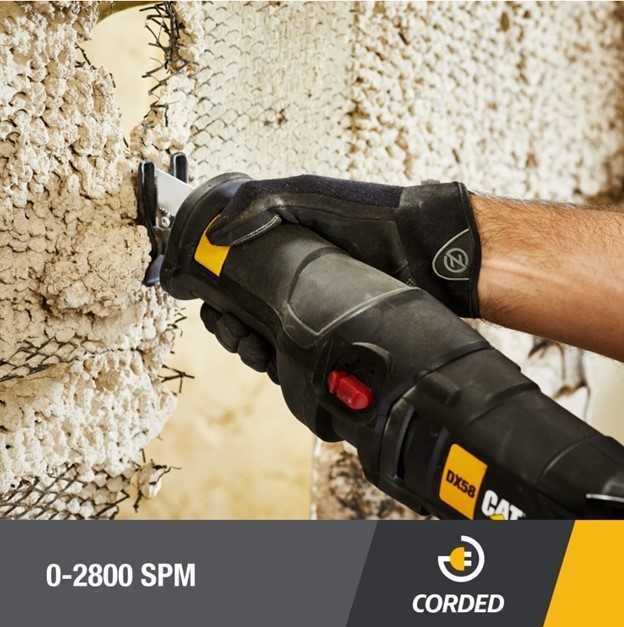 Cat® 12-Amp Corded Reciprocating Saw Variable Speed
