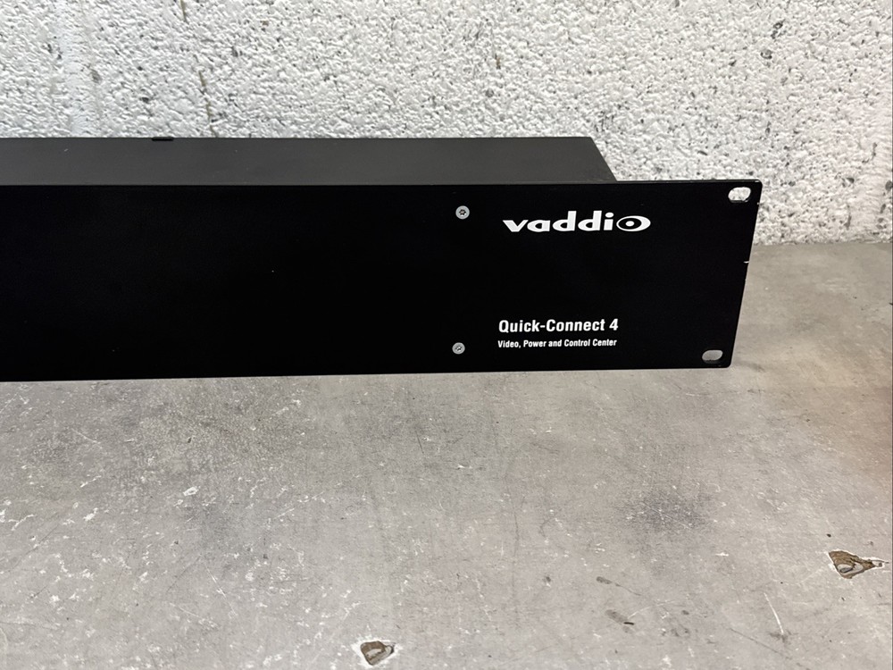 Vaddio Quick-Connect 4 Video Power Control Center - Rackmountable - Unit Only