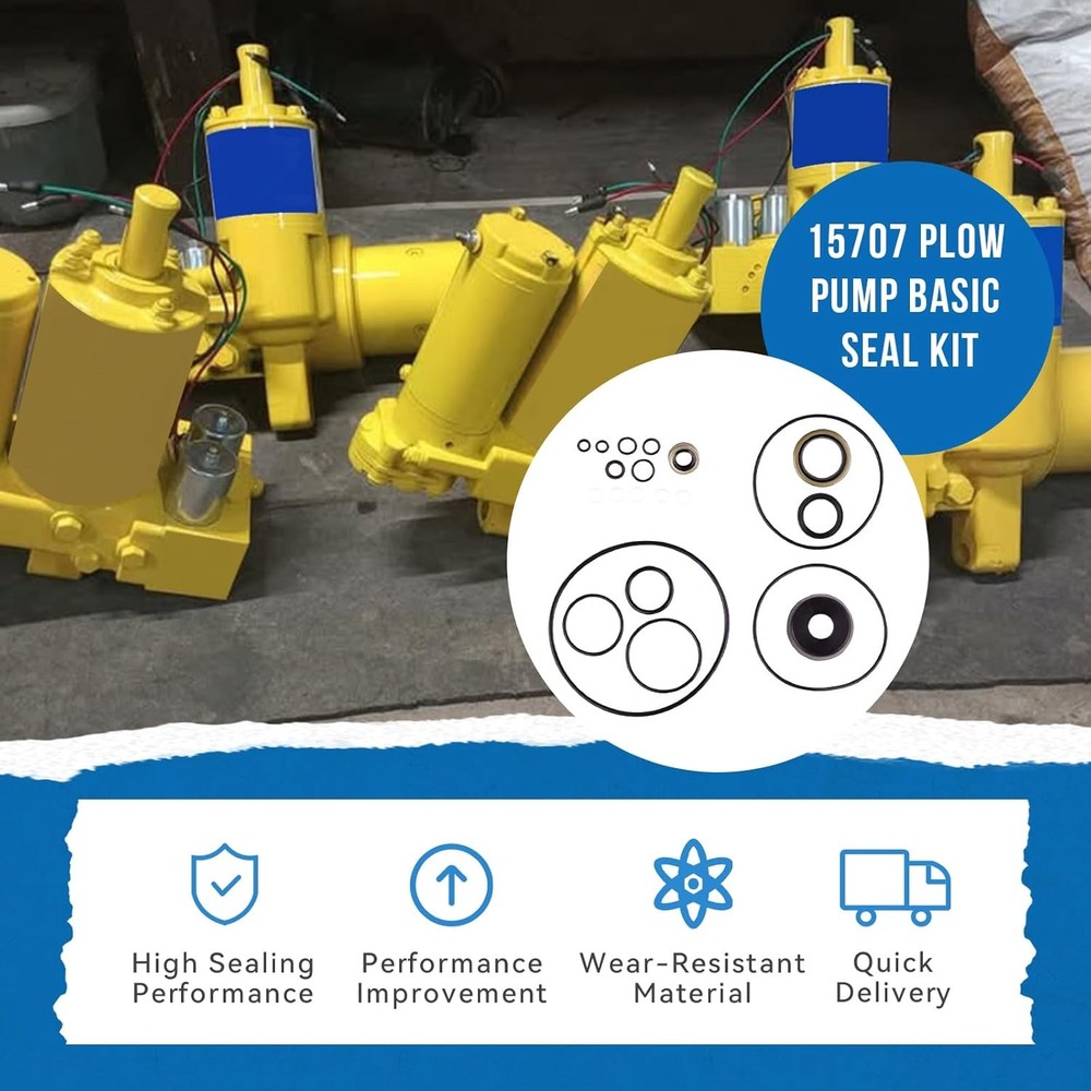 15707 Plow Pump Basic Seal Kit For Meyer E50,E50H,E60,E60H,E61H & V66 Pumps