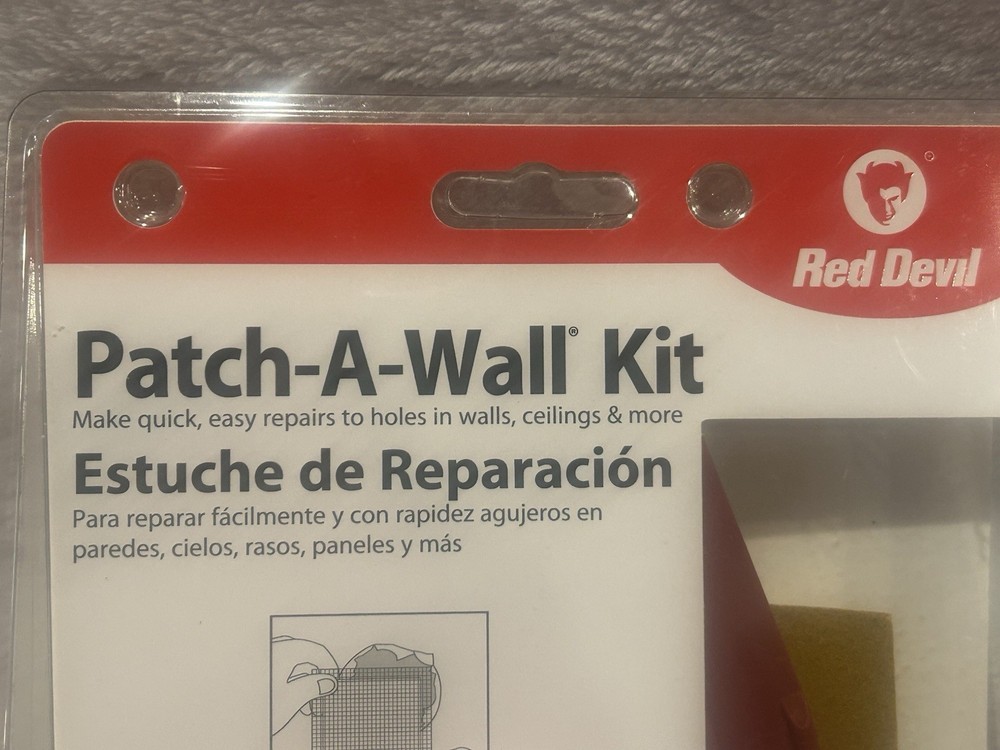 NEW - Red Devil Lightweight Spackling Patch A Wall Kit 1/2 Pint 0549