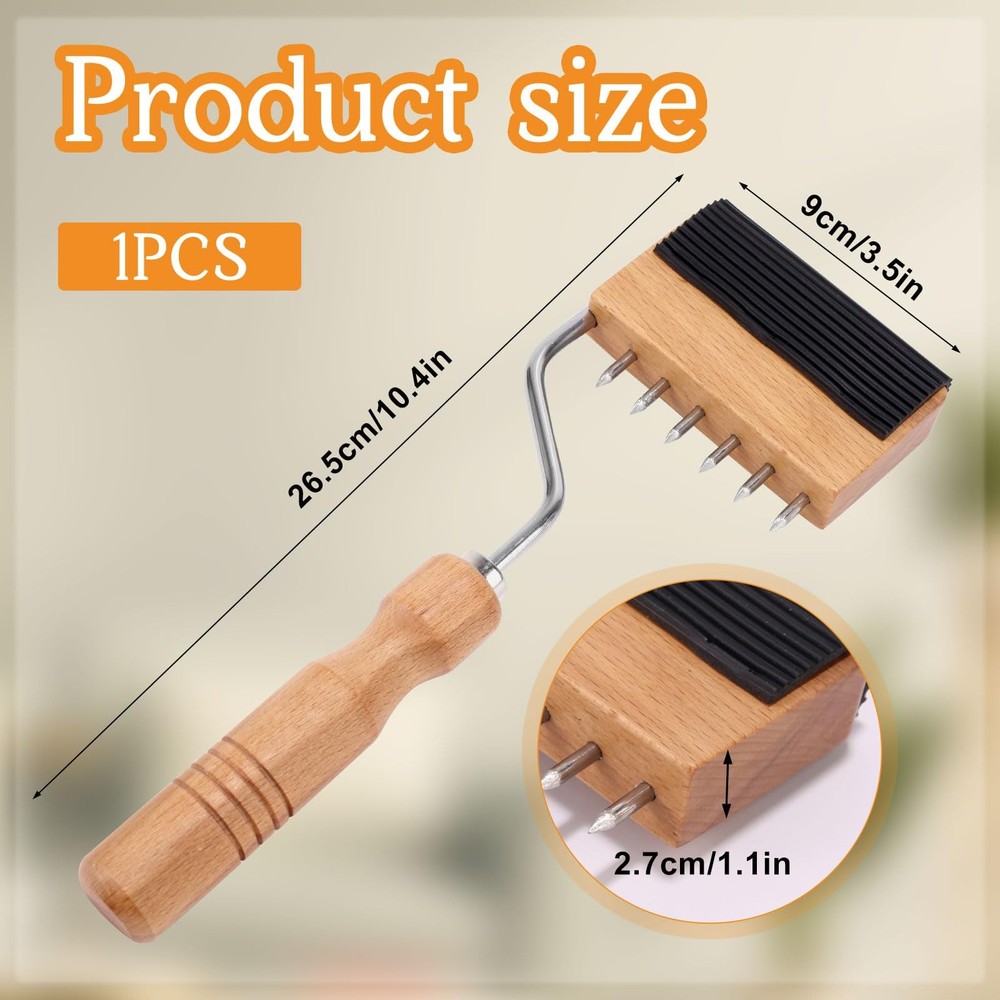 Webbing Stretcher Tool, Wood Handle Webbing Gooseneck Puller Stretcher Practi...
