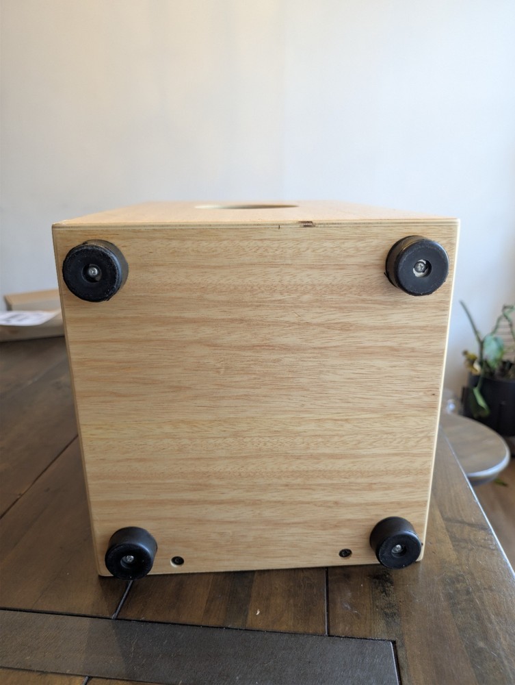 Pyle String Cajon - Wooden Percussion Box, with Internal Guitar Strings- PCJD18