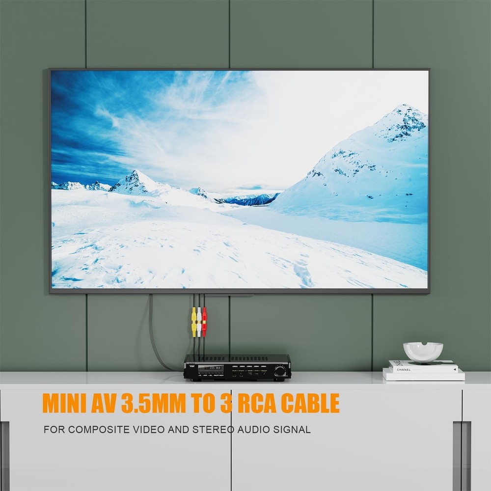 PANPEO AV Adapter, Video Component Adapter Cable Replacement for TCL 9in