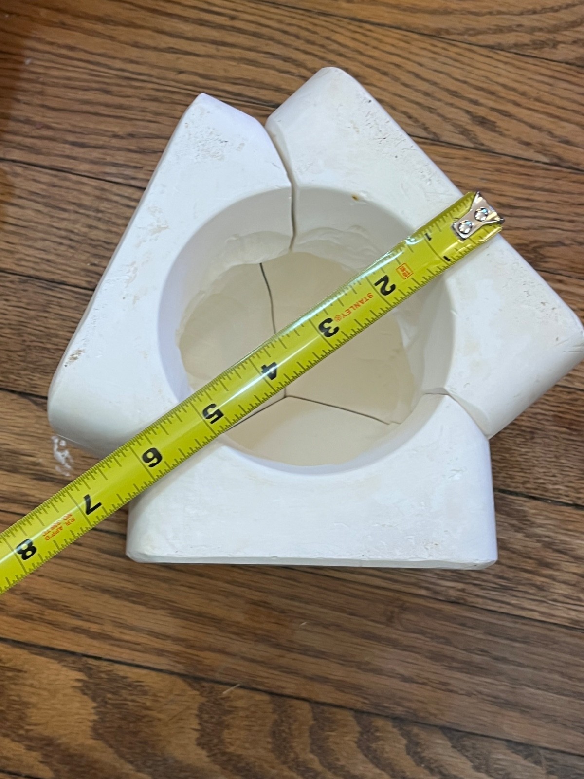 VINTAGE HOLLAND 2951 SMALL PUMPKIN BOWL CERAMIC SLIP CAST MOLD 9"x6.5"