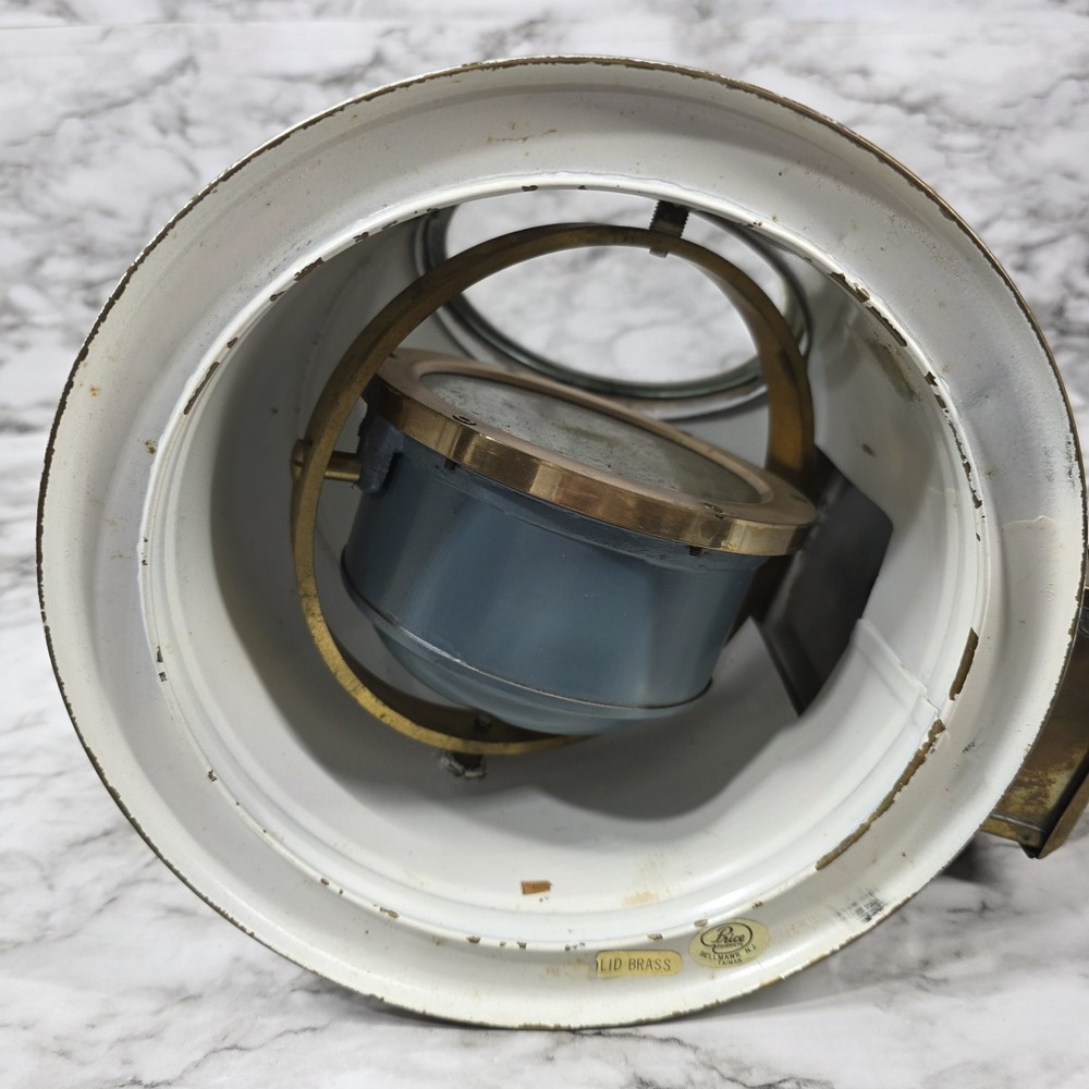 SHIP BINNACLE brass w/latern feature Solid Brass Read Description