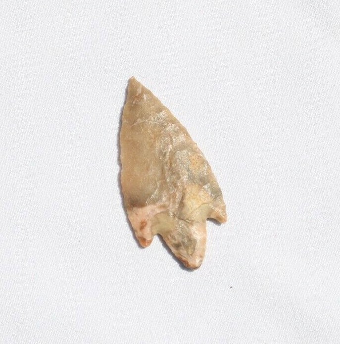 SAHARA NEOLITHIC SEMI-TRANSLUCENT MULTI-COLORED AGATE POINT