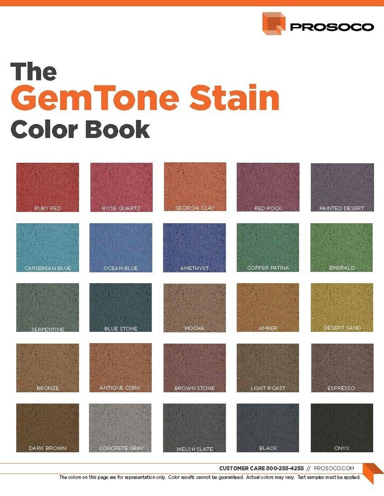 PROSOCO GemTone Stain | Translucent Dye Interior Concrete Floors CONCRETE GREY