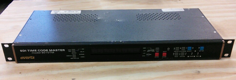 SDI TIME CODE MASTER model 8010TM