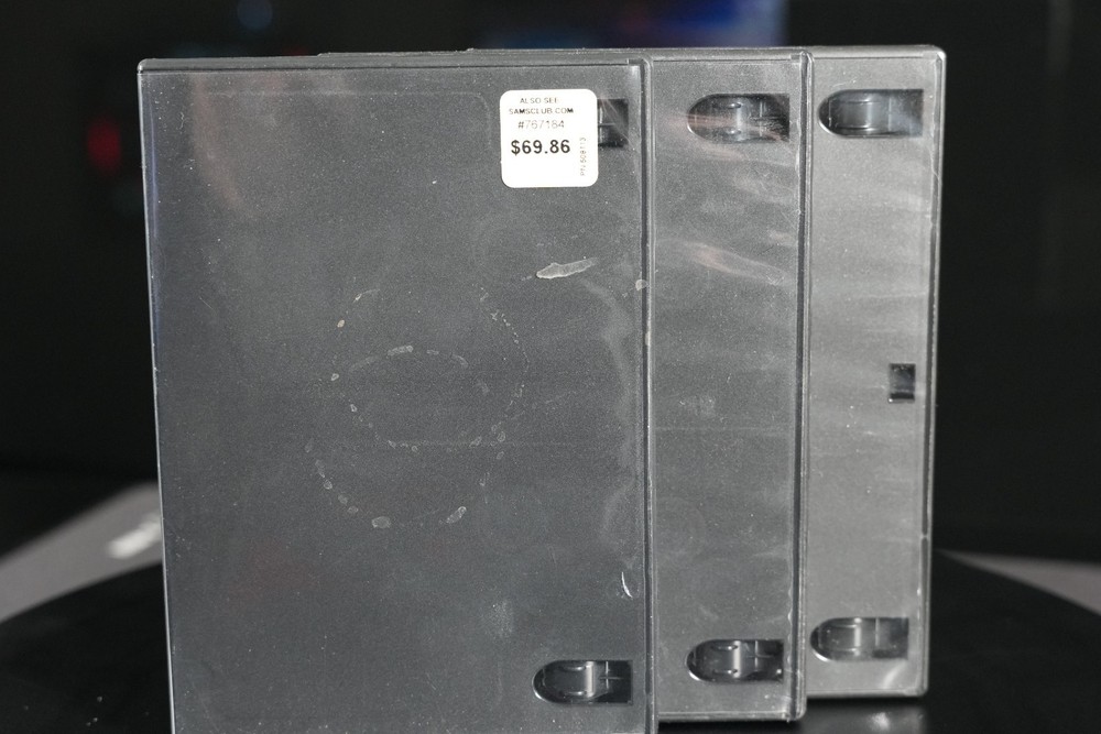 3 Empty DVD Cases - USED