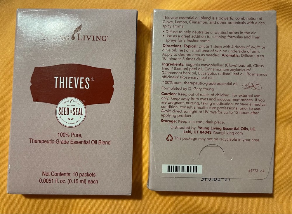 Young Living Essential Oils Sample / Travel Packets