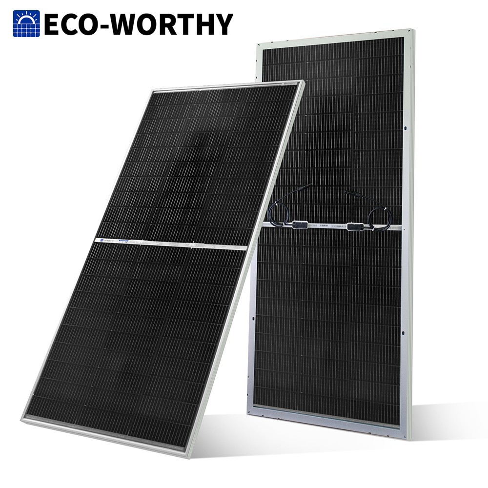 ECO-WORTHY 200W 400W 1000W Solar Panel N-Type 18BB Bifacial Home RV Off Grid