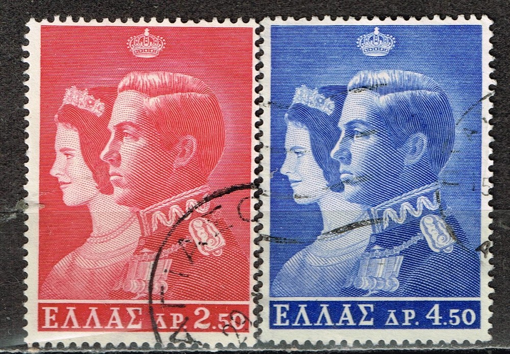 Greece King and Gueen coronation set