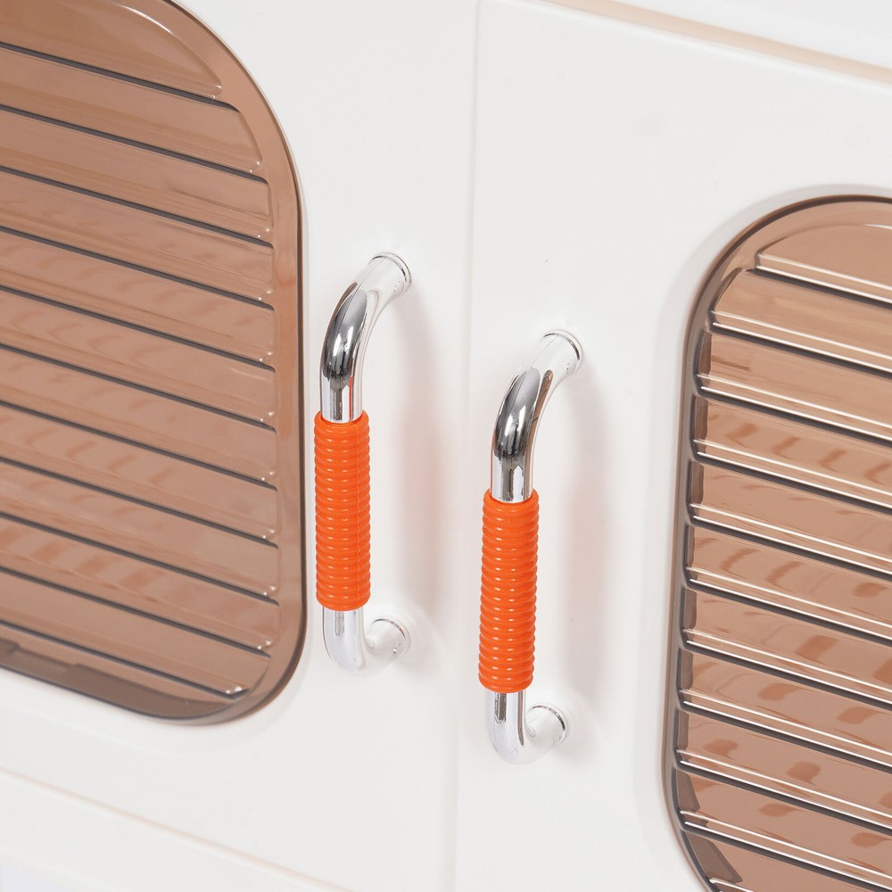 1 Layer Standing Kitchen Shelf Kitchen Cabinet Standing Storage Shelf White