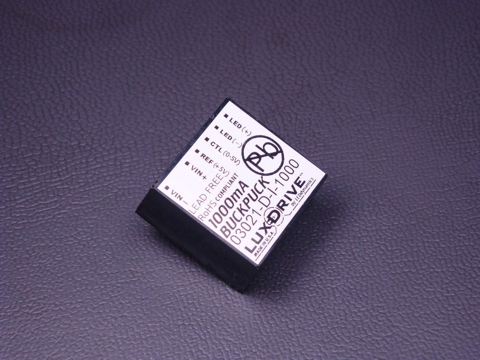 3021-D-I-1000 LEDdynamics LUXdrive Buckpuck 1000mA 7-32VDC SIP-7 LED Driver NOS