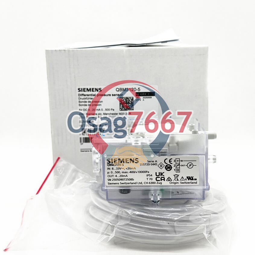 1PC NEW Siemens QBM3120-5 difference pressure sensor