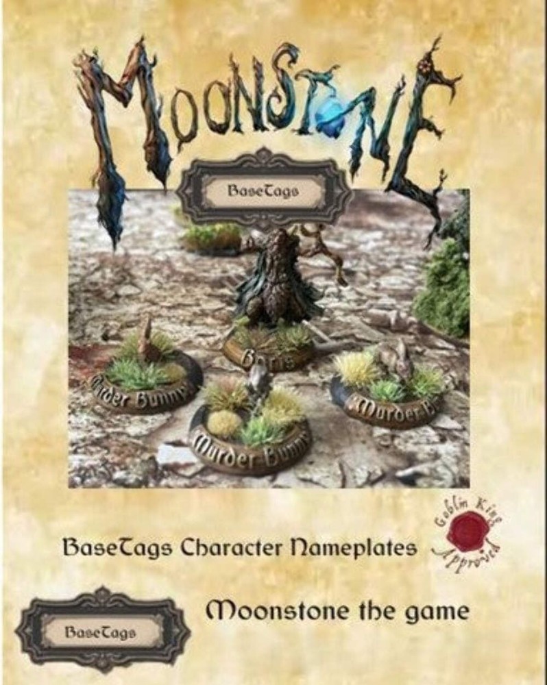 Moonstone - BaseTags - Malachite Mystics Set