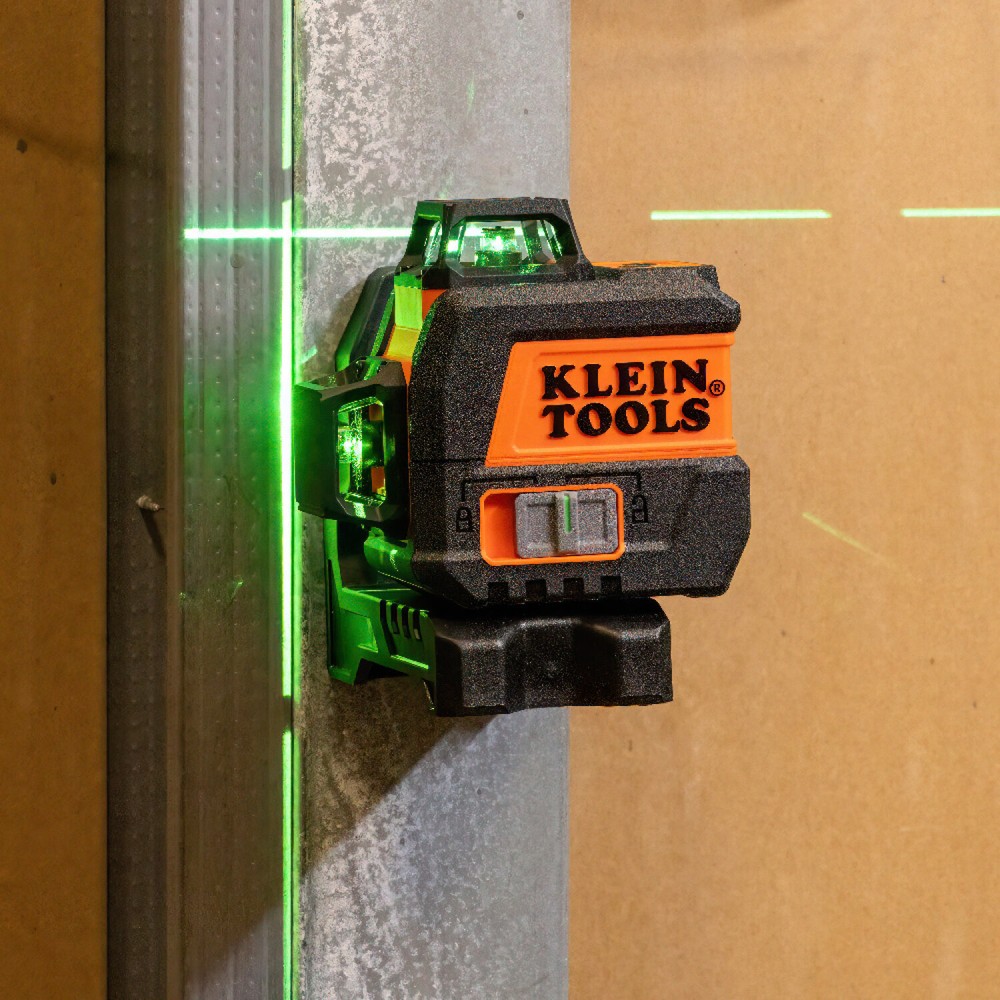 Klein Tools 93CPLG Compact Green Planar Self-Leveling Laser Level, 360-Degree