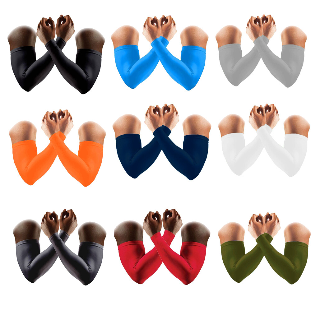 UV Sun Protection Arm Sleeve - Cooling Compression Sleeves for Men & Women