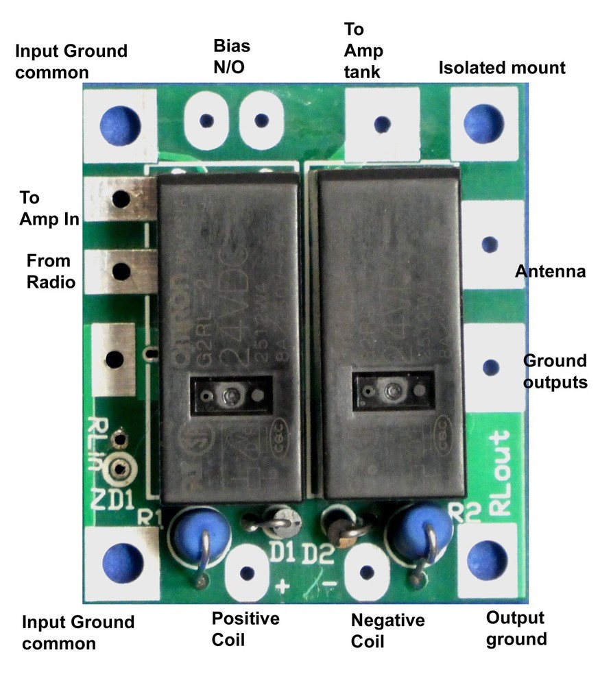 UnRS-200 Amplifier RF Antenna relay 120Vdc system for Heathkit SB200 high speed