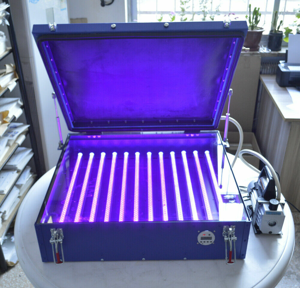 Tabletop Vacuum LED Exposure Unit 20"*24" UV Exposure Unit w/Timer