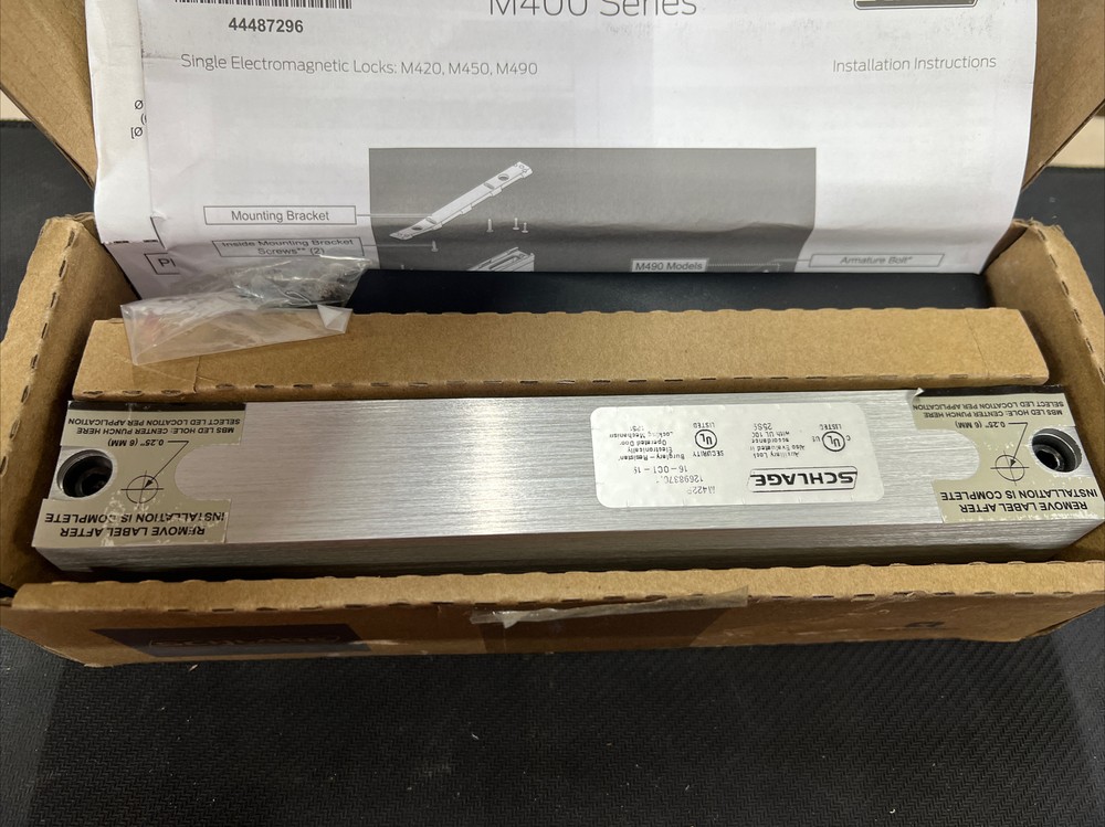 SCHLAGE HIGH SECURITY ELECTROMAGNETIC LOCK M422