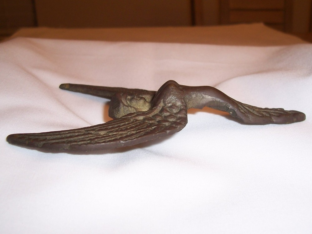 Antique Architectural Salvage Brass Winged Sphinx