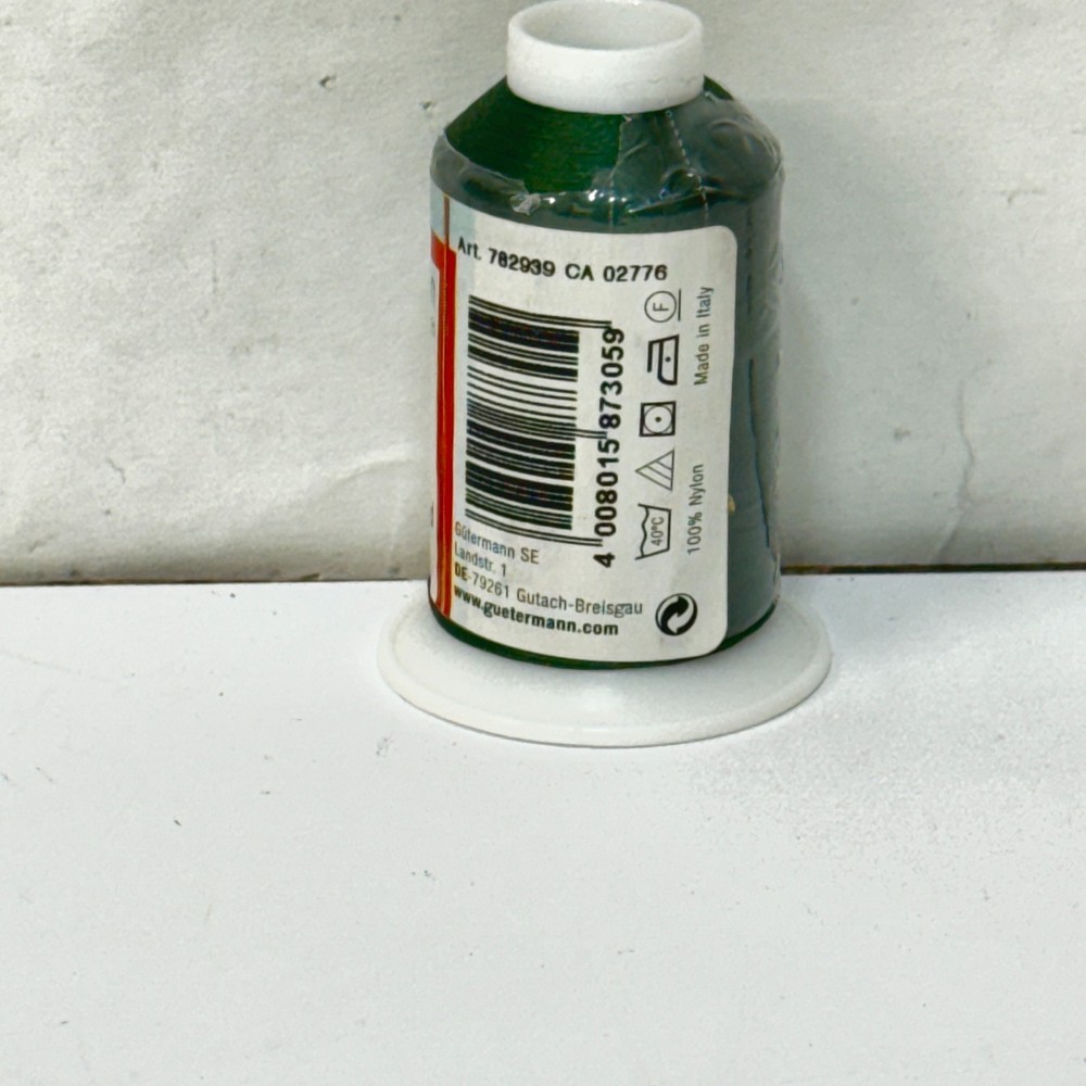 Gutermann Bulky Nylon Thread Overlocking, Textured, 8065 Green, 1000M