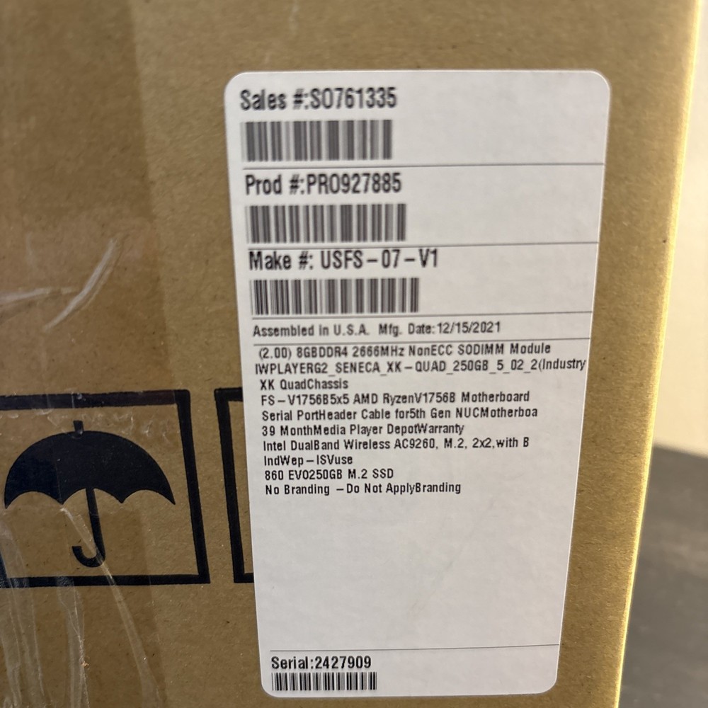 NEW Seneca USFS-07-V1