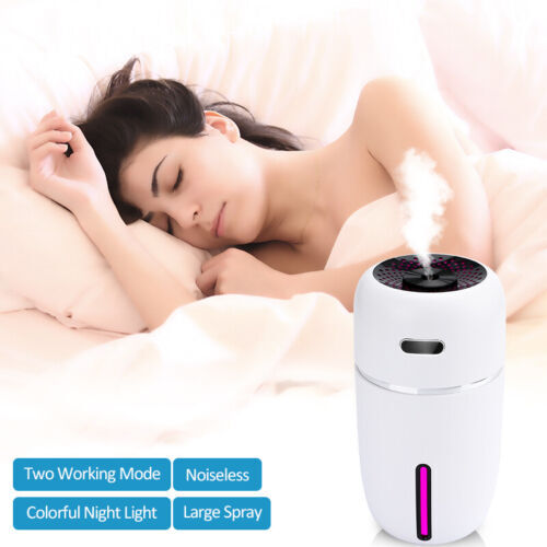 200ml LED Air Essential Diffuser Humidifier USB Aromatherapy Ultrasonic Purifier
