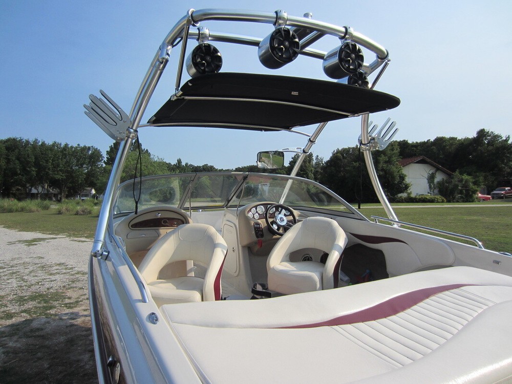 Indy Liquid wakeboard tower clear anodized fits any environment easy install