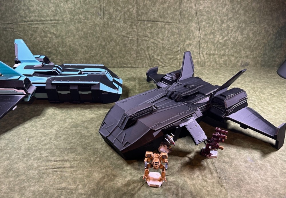Mech Scale Leopard Class Drop Ship  |  Unpainted 1/285 or 6mm scale