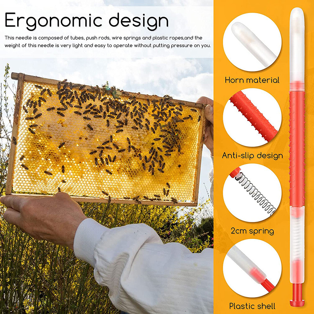 10Pack Beekeeping Moving Grafting Tools Shift Needle Beekeeper Bee Hive Queen US