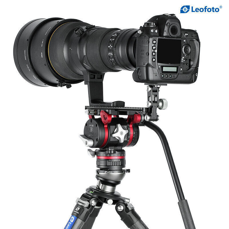 Leofoto LB-75 Leveling Base Quick Adjust Horizontal Head for Tripod，Load 55lb